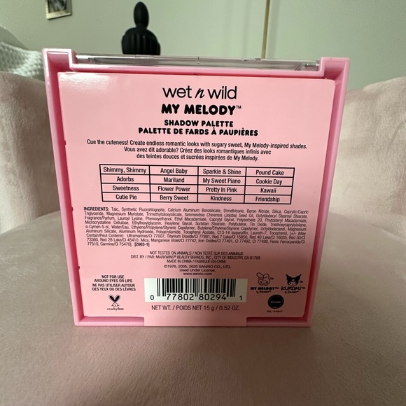 My melody x wet n wild eyeshadow palette - Picture 3 of 3